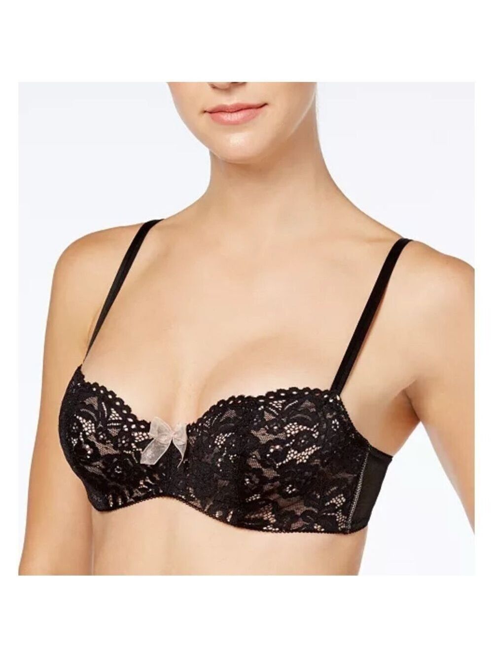b.tempted blace lace balconette bra 38D Wacoal
Ciao Bella Balconette underwire